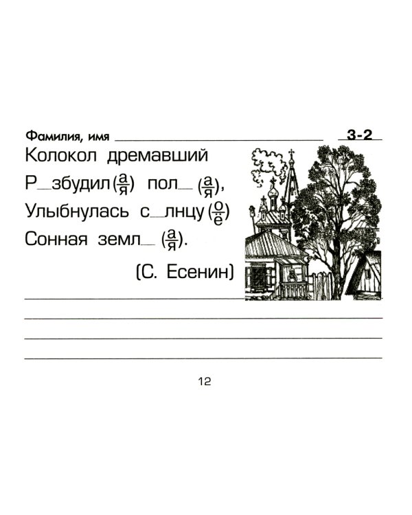 Русский язык: Сборник самостоятельных работ "Вставь букву!": 1-2 кл 21-е изд., стер