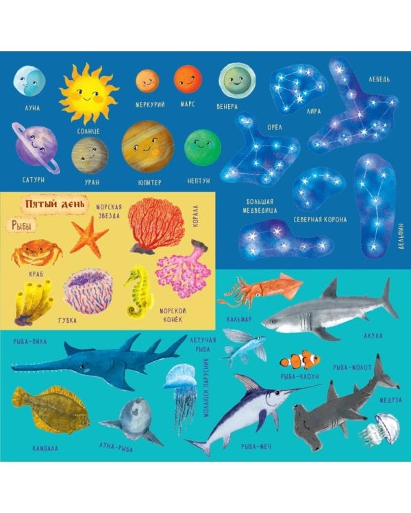 Дни творения (+ наклейки). 3-е изд