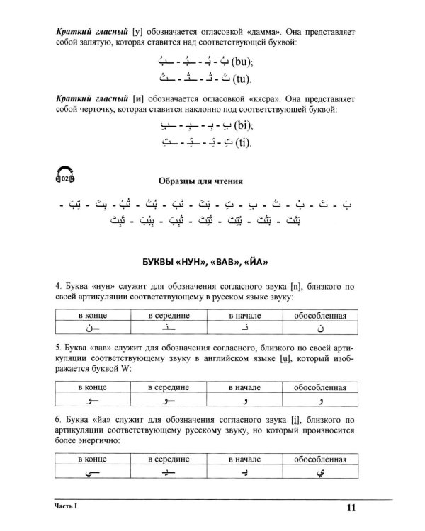 Изучай вместе с нами (Слушай, читай и пиши!). В 4 ч. Ч. 1: Учебник по арабскому языку