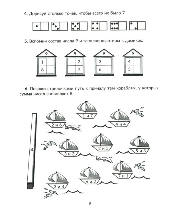 Математика. 1 кл.: Все темы школьной программы с объяснениями и тренировочными заданиями