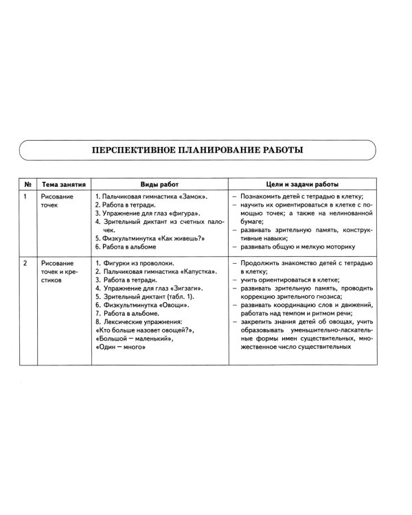 Школа умелого Карандаша. Перспективное планирование и конспекты занятий по развитию графических навыков у детей 5-7 лет с речевыми нарушениями