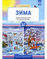 Зима. Дидактический материал по лексической теме 5-7 лет
