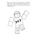 Раскраска для детей в стиле Roblox