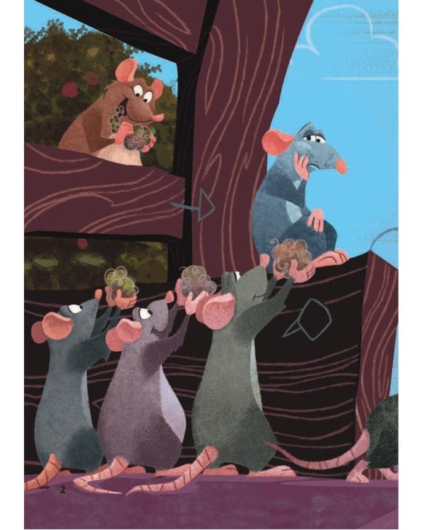 Рататуй. Счастье без рецепта. Книга для чтения с цветными картинками