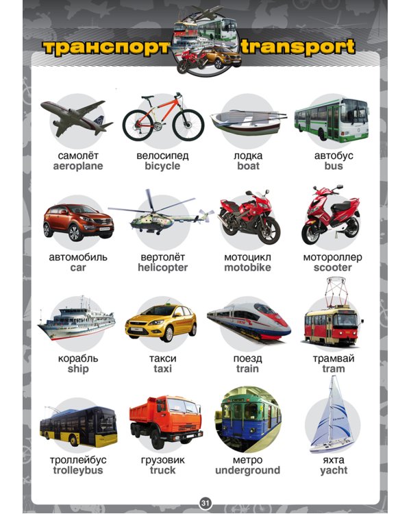 Говорящий англо-русский и русско-английский словарь с картинками. Книга для говорящей ручки "Знаток"