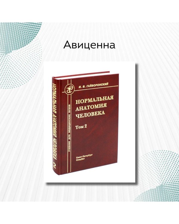 Нормальная анатомия человека. Том 2. Учебник для медицинских ВУЗов