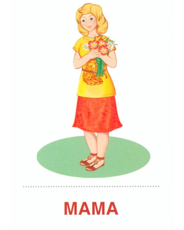 Семья (комплект: 8 демонстрационных картинок + 8 раздаточных карточек)