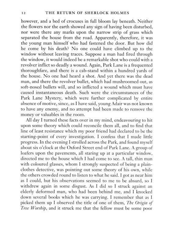 The Return of Sherlock Holmes