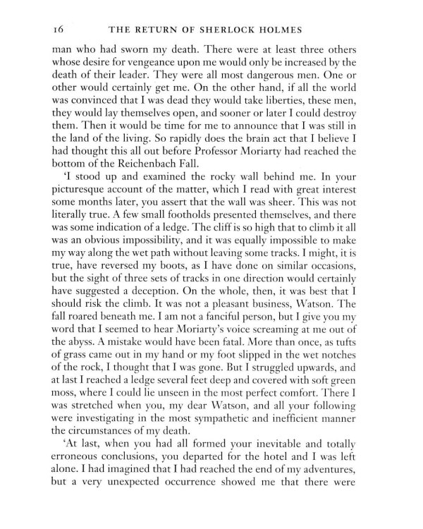 The Return of Sherlock Holmes