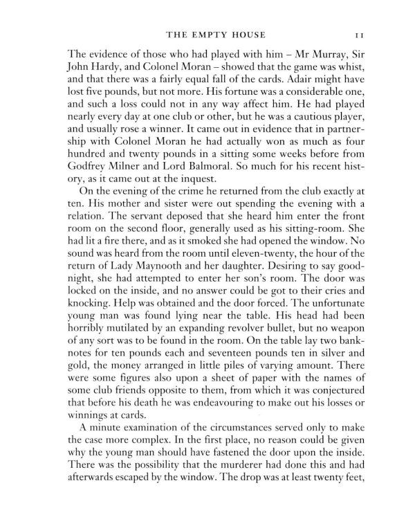 The Return of Sherlock Holmes