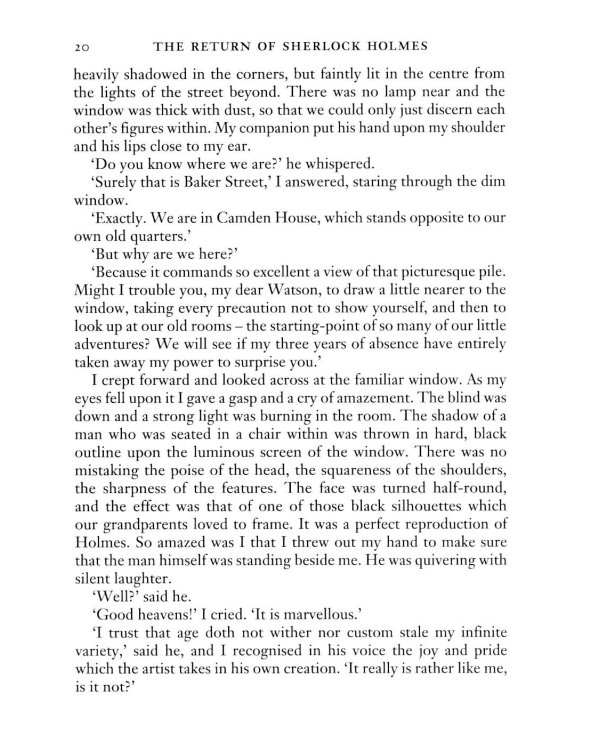 The Return of Sherlock Holmes