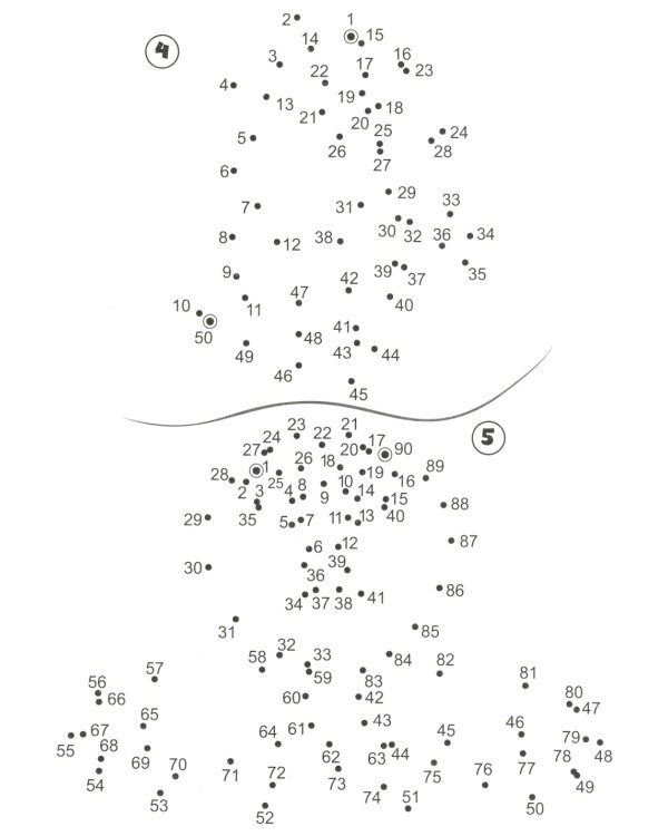 Тренируем мозг и руку. Соединяем точки