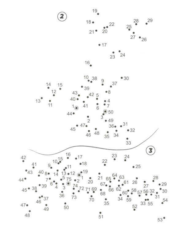 Тренируем мозг и руку. Соединяем точки