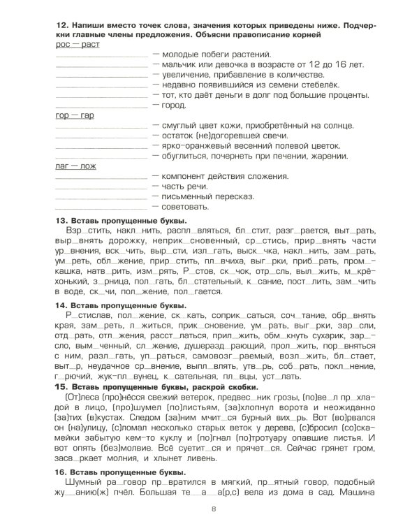 Русский язык. Сборник упражнений. 8 кл. 13-е изд., стер