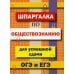 Шпаргалка по обществознанию для сдачи ОГЭ и ЕГЭ