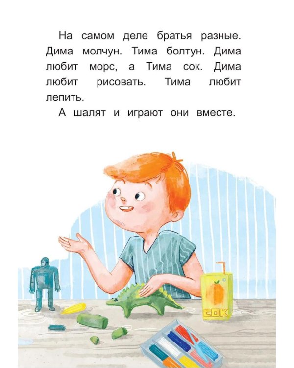Дополнительное изображение книги «Тима и Дима: книга для первого самостоятельного чтения»