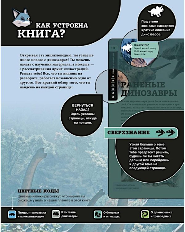 Дополнительное изображение книги «Динозавры»
