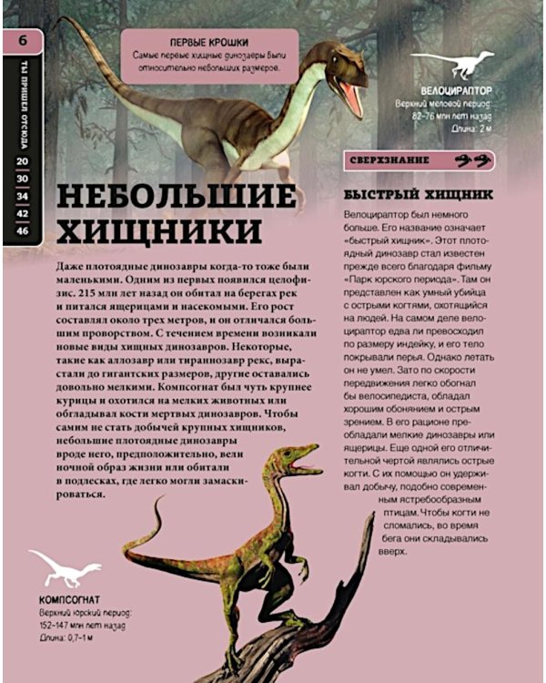 Дополнительное изображение книги «Динозавры»