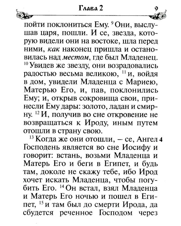 Святое Евангелие. (бордо)