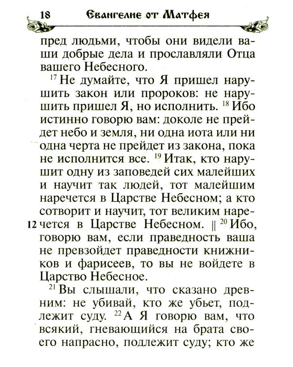Святое Евангелие. (бордо)
