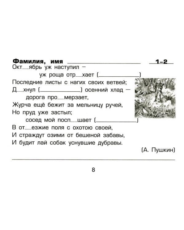 Русский язык: Сборник самостоятельных работ "Вставь букву!": 4 кл. 20-е изд., стер