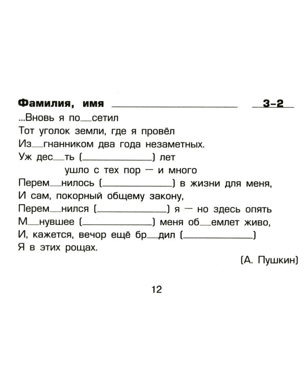 Русский язык: Сборник самостоятельных работ "Вставь букву!": 4 кл. 20-е изд., стер