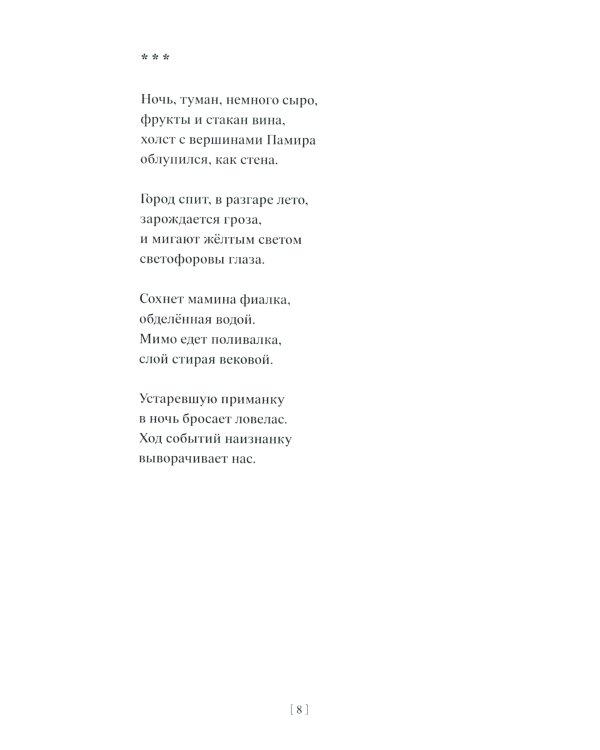 Хроника дождливого вечера: стихотворения
