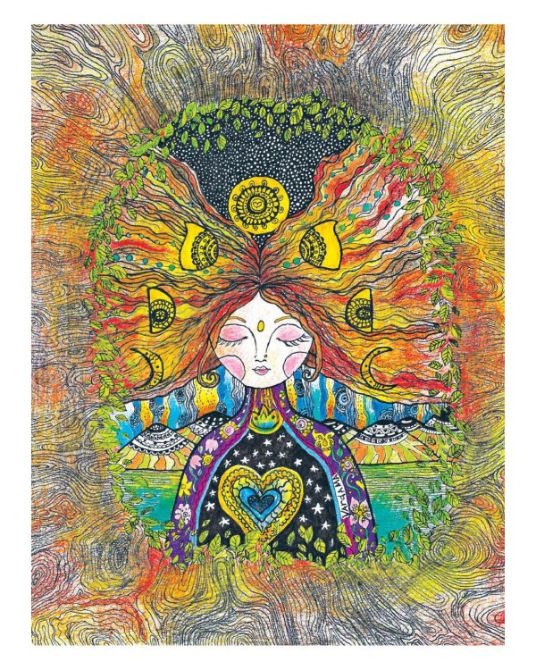 Цвет Женской Силы: От корней к крыльям. Медитативная раскраска-антистресс