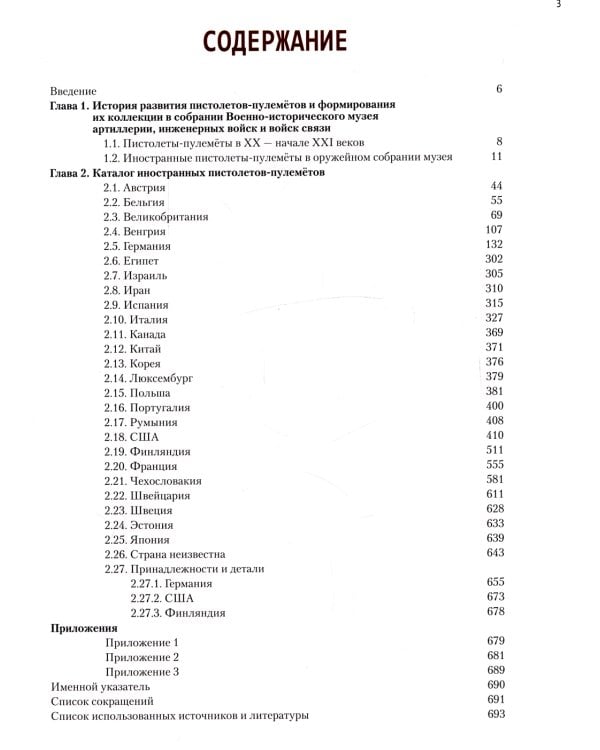 Иностранные пистолеты-пулеметы в собрании Военно-исторического музея артиллерии, инженерных войск и войск связи. Полный иллюстрированный каталог