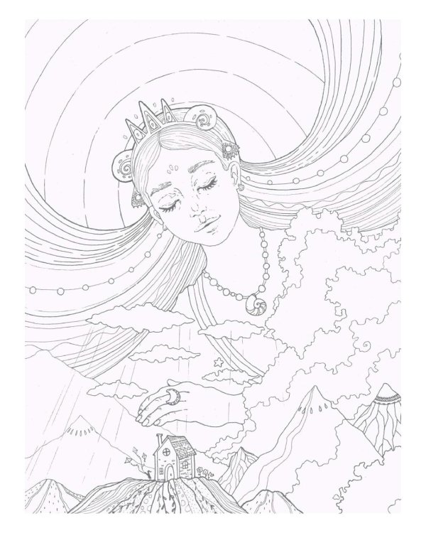 Цвет Женской Силы: От корней к крыльям. Медитативная раскраска-антистресс