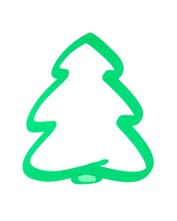 Одной краской. Раскрась зеленым 1+