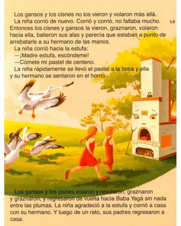 Русские народные сказки для изучающих испанский язык. Учебные материалы. Уровень А2-В1 (Гуси-Лебеди, Маша и медведь, Каша из топора)(кн.на испан.яз.)