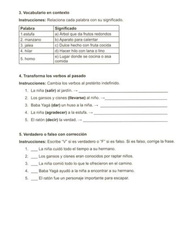 Русские народные сказки для изучающих испанский язык. Учебные материалы. Уровень А2-В1 (Гуси-Лебеди, Маша и медведь, Каша из топора)(кн.на испан.яз.)