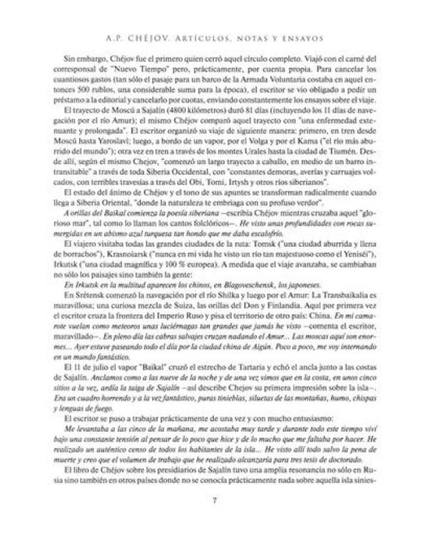 А.Р. CHEJOV. Articulos, notas у ensayos = А.П. Чехов. Статьи, заметки и очерки (кн.на испан.яз.)