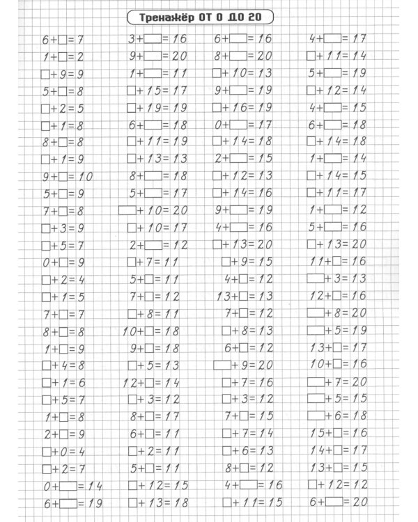 Прописи. Каллиграфические. Пишем цифры