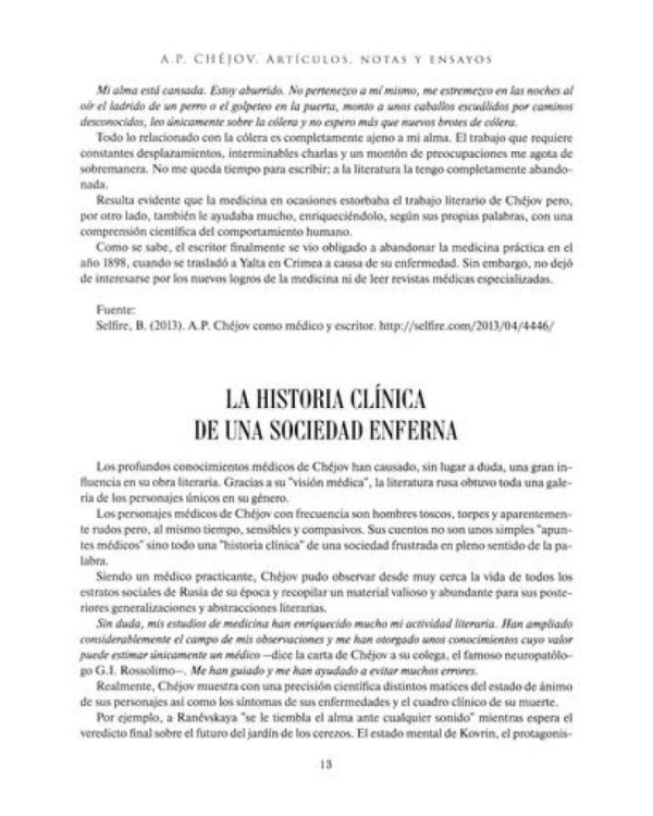 А.Р. CHEJOV. Articulos, notas у ensayos = А.П. Чехов. Статьи, заметки и очерки (кн.на испан.яз.)