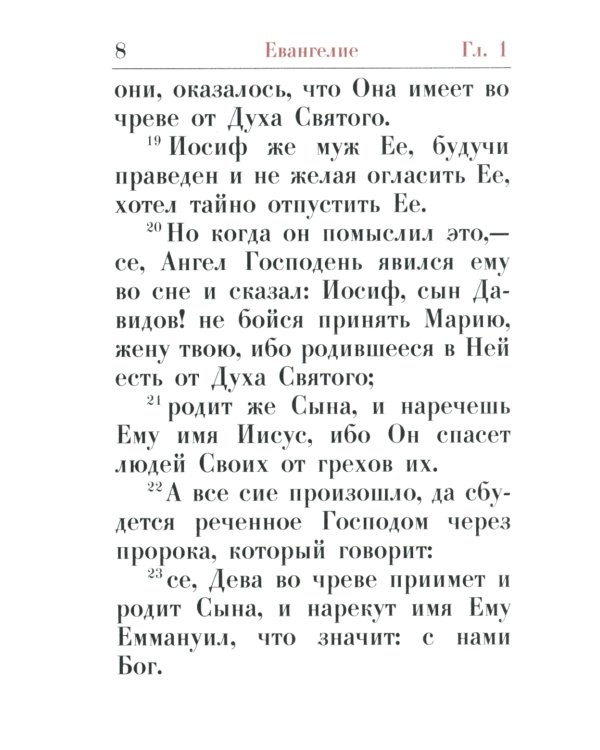 Святое Евангелие: (карманный формат)