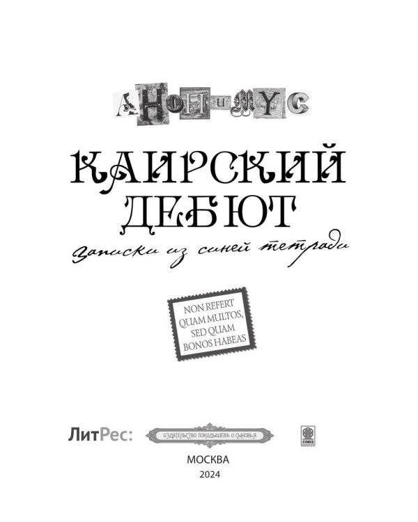 Каирский дебют… Записки из синей тетради: роман