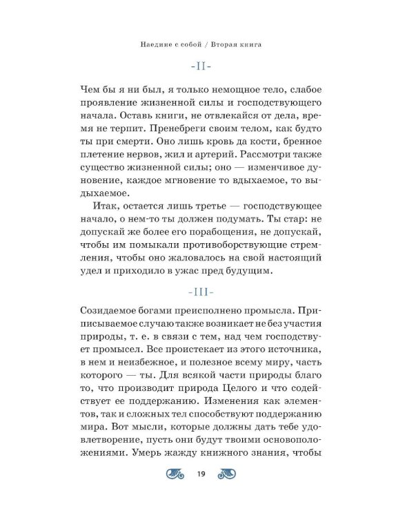 Наедине с собой; Размышления