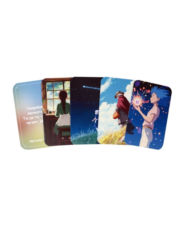 Загадки хранителя леса. Метафорические карты по мотивам творчества Хаяо Миядзаки (40 шт.)