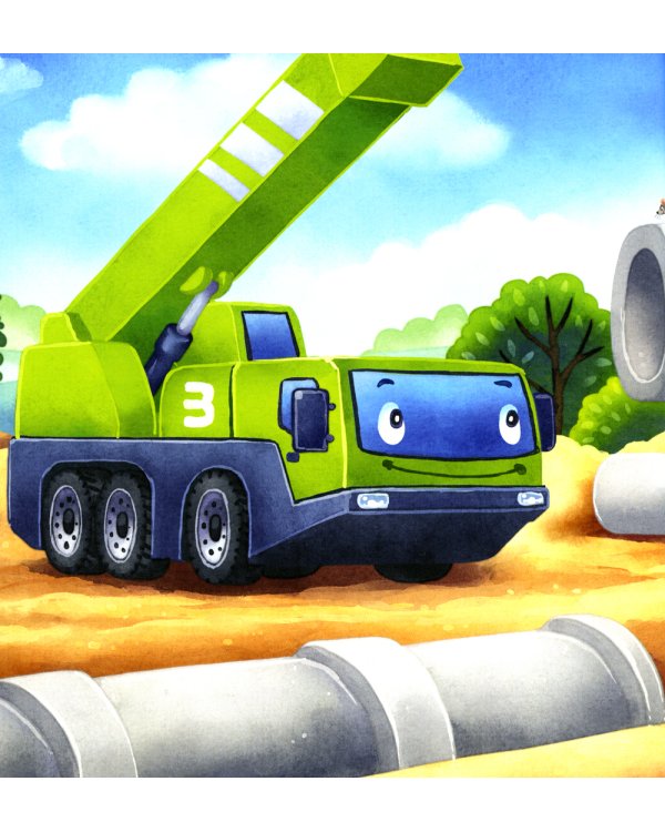 Спокойной ночи, экскаватор!