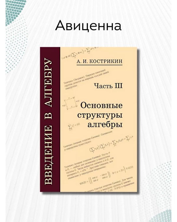 Введение в алгебру. В 3 ч. Ч. 3: Основные структуры алгебры. 4-е изд., стер
