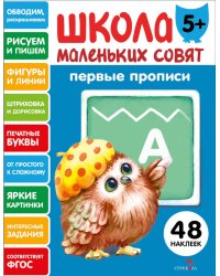 Школа маленьких совят 5+. Первые прописи