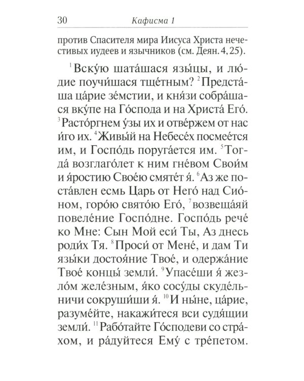 Псалтирь с толкованием, с молитвами о живых и усопших, с указанием чтений на всякую потребу по наставлениям преподобного Паисия Святогорца
