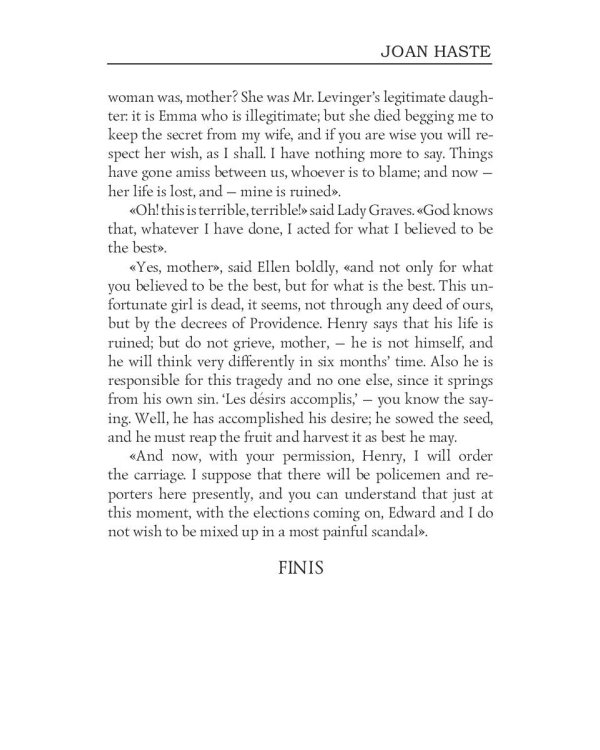 Joan Haste = Джоан Уэст. Т. 38.: на англ.яз