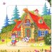 Теремок: книга с пазлами (24 детали)