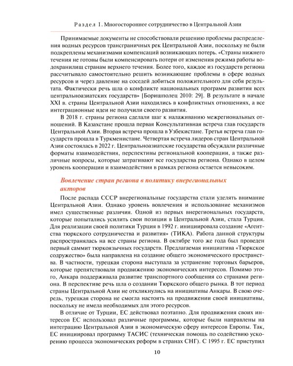 Центральная Азия как формирующаяся подсистема международных отношений: монография
