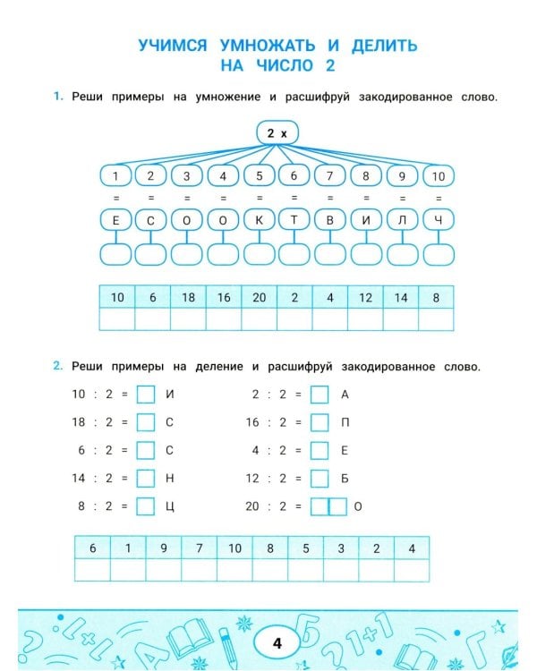 Лучшие задания на умножение и деление