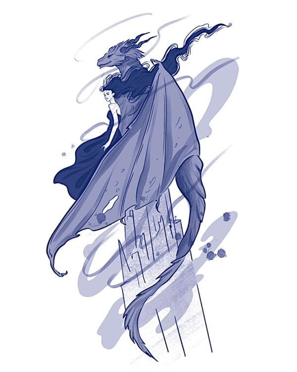 Демон, красавица и дракон