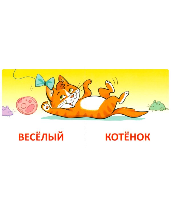 Набор речевых карточек с рисунками. Учебно-игровой комплект №2 (комплект из 4-х наборов карточек)